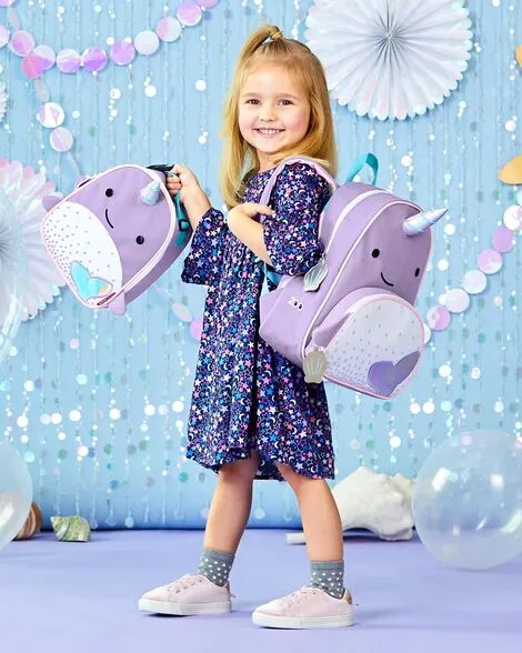 Skip Hop Zoo Little Kid Backpack - Nova Narwhal