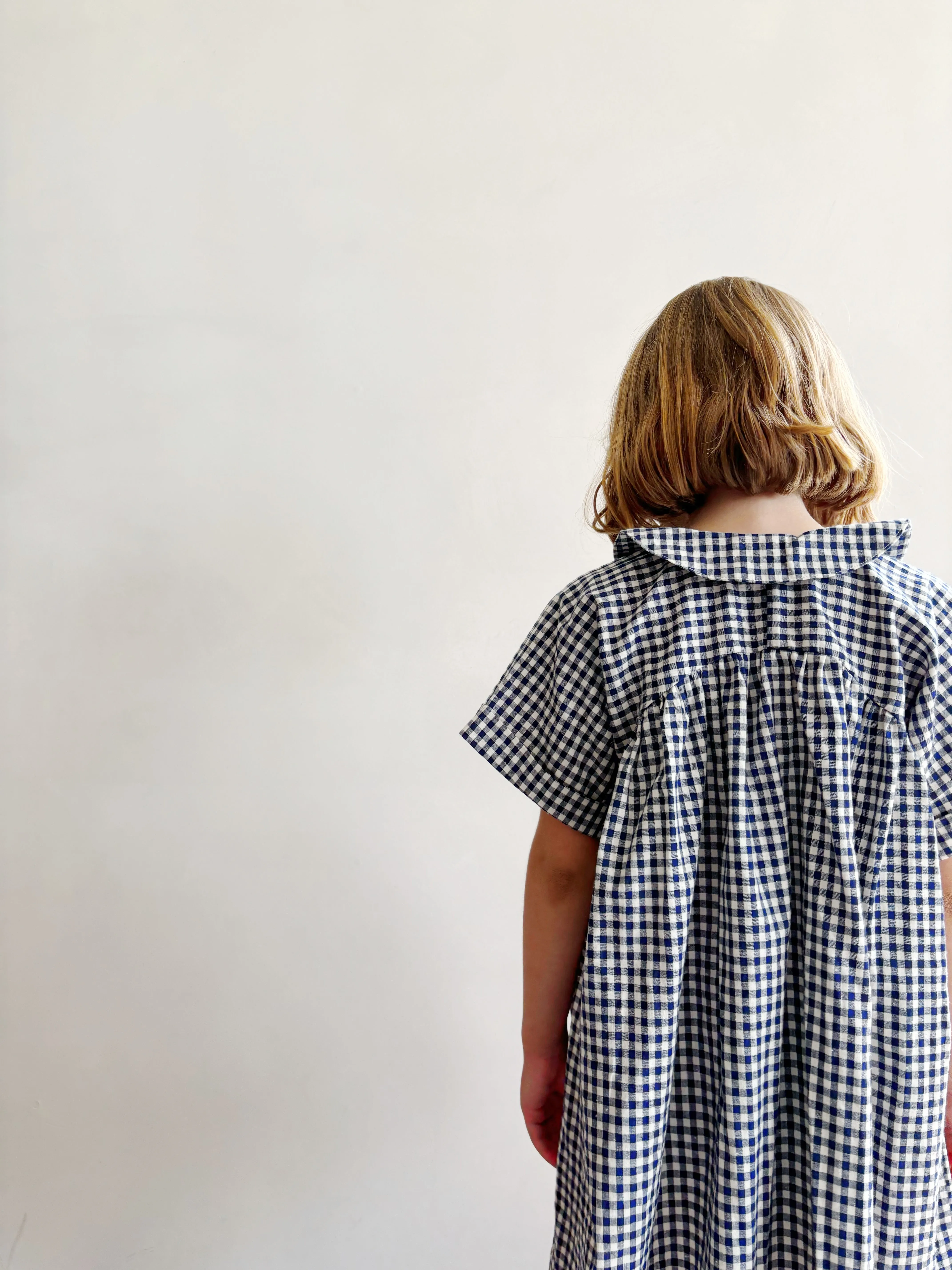 sofie dress in blue picnic gingham