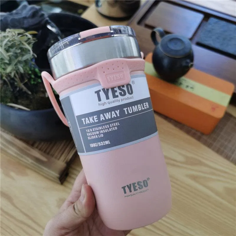 Stainless Steel Vacuum Flask Large Capacity Tea Cup for Men & Women