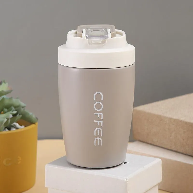 Stainless Steel Vacuum Flask Large Capacity Tea Cup for Men & Women