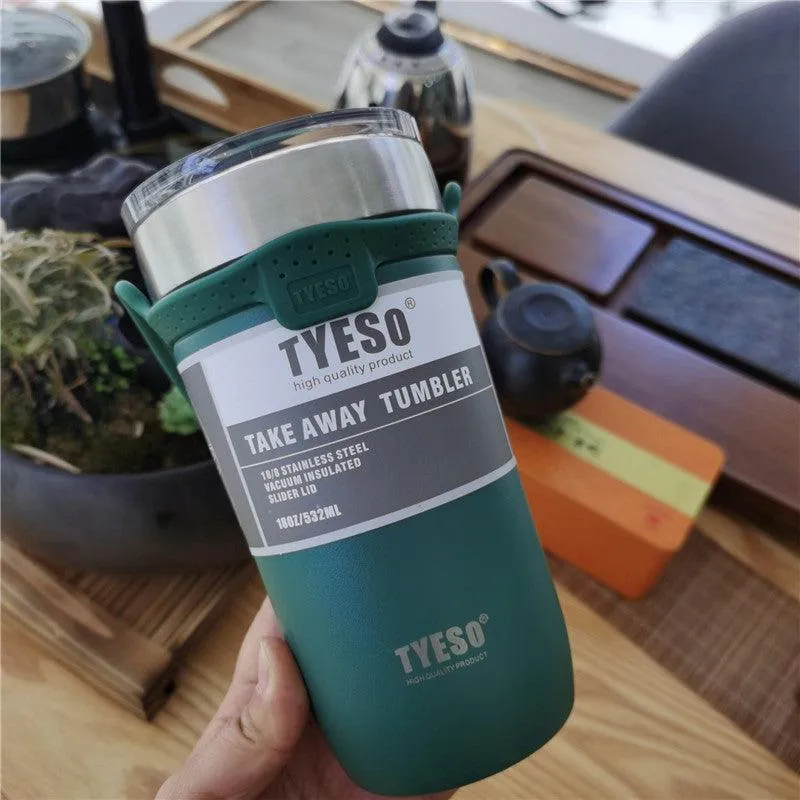 Stainless Steel Vacuum Flask Large Capacity Tea Cup for Men & Women