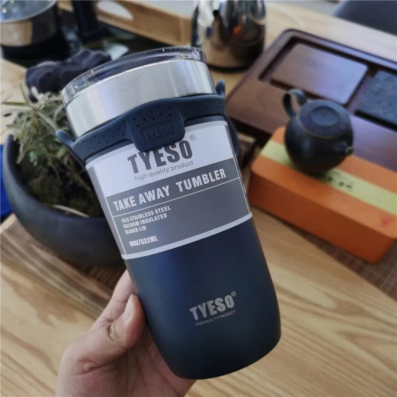 Stainless Steel Vacuum Flask Large Capacity Tea Cup for Men & Women