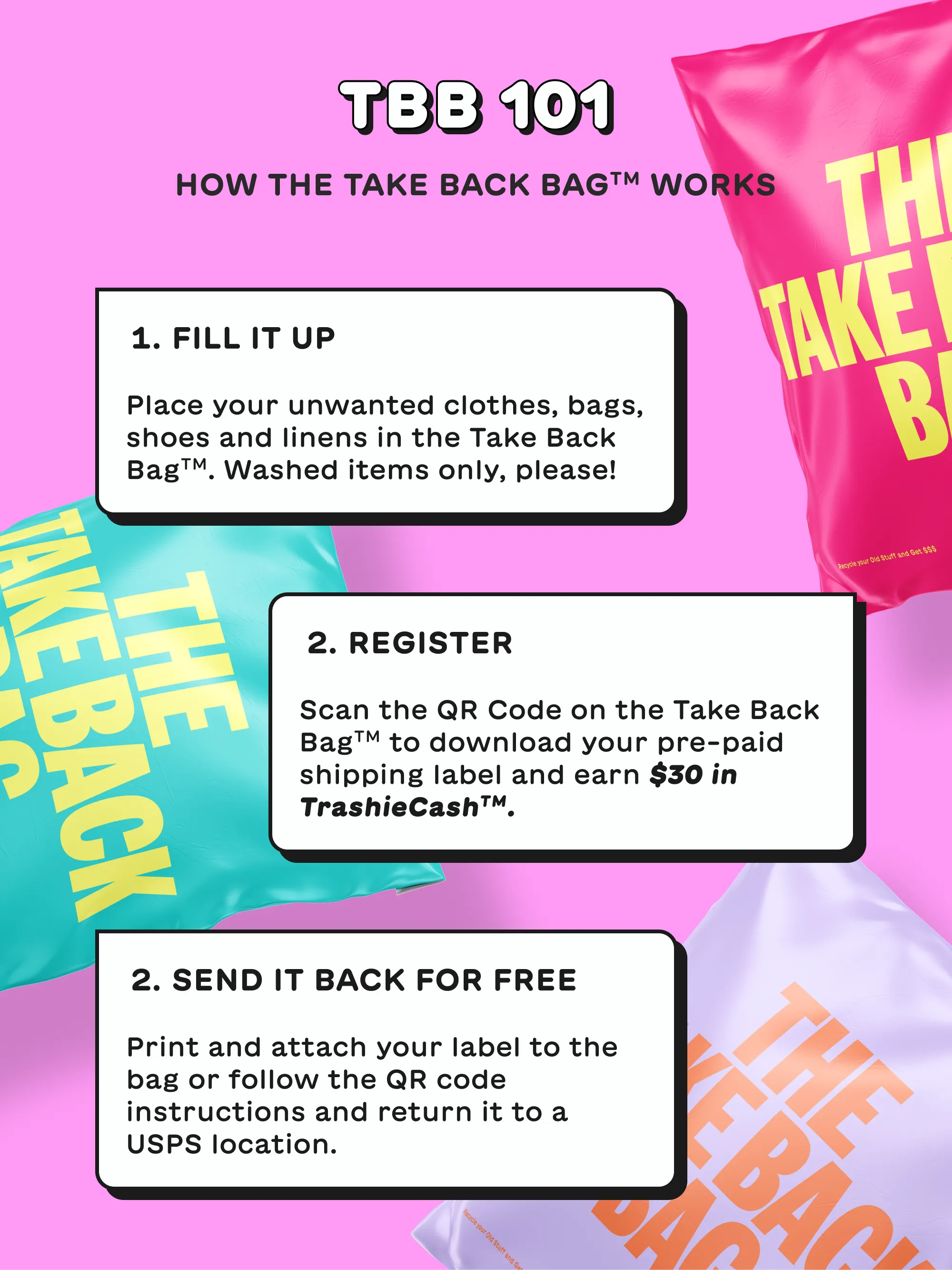 Take Back Bag Double Rainbow Deal