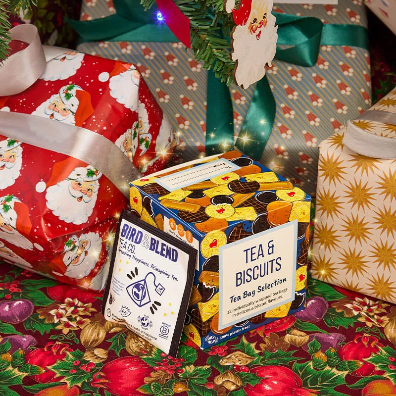 Tea & Biscuits Tea Bag Selection Gift Cube