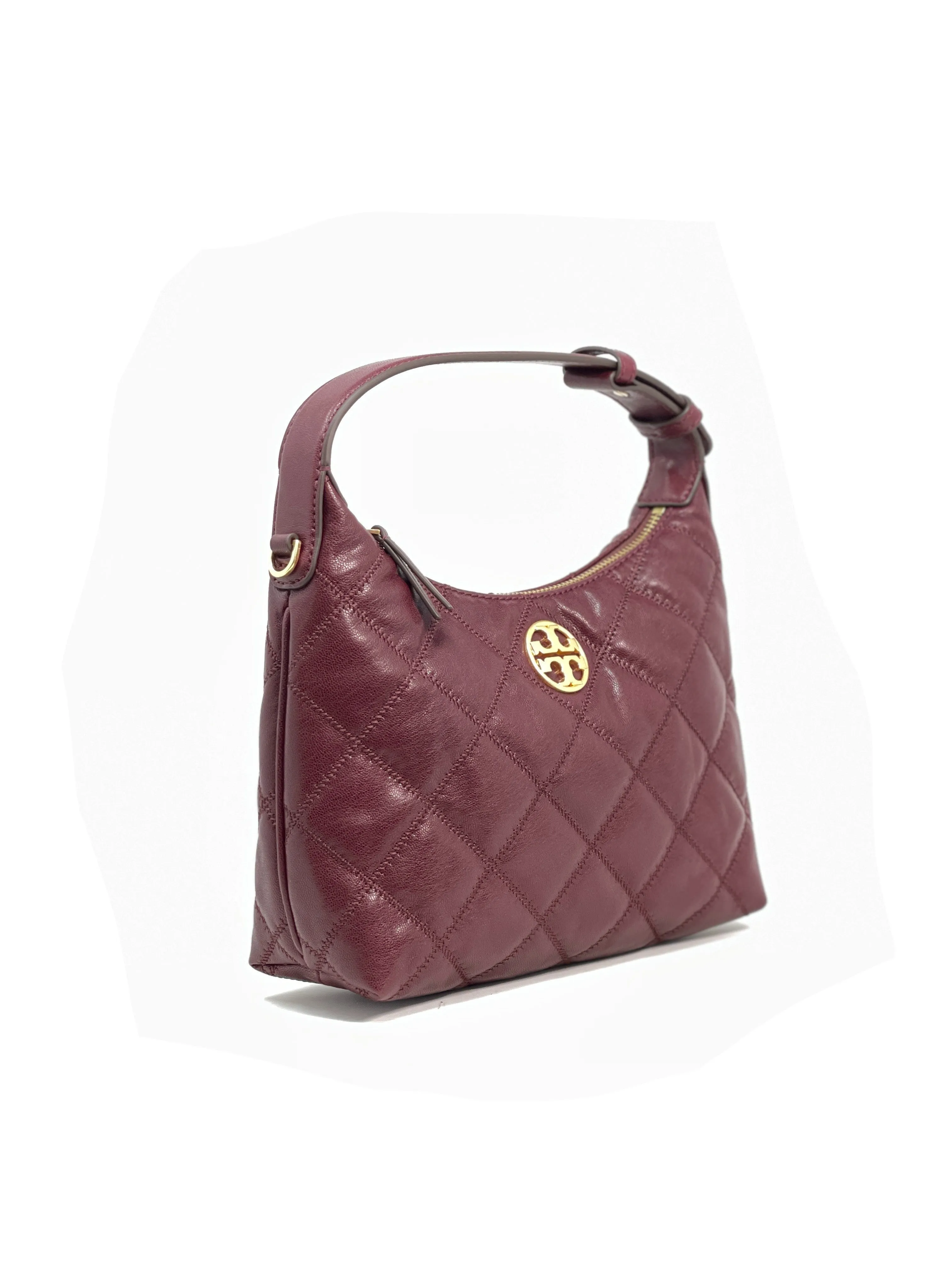 Tory Burch Claret Willa Mini Hobo