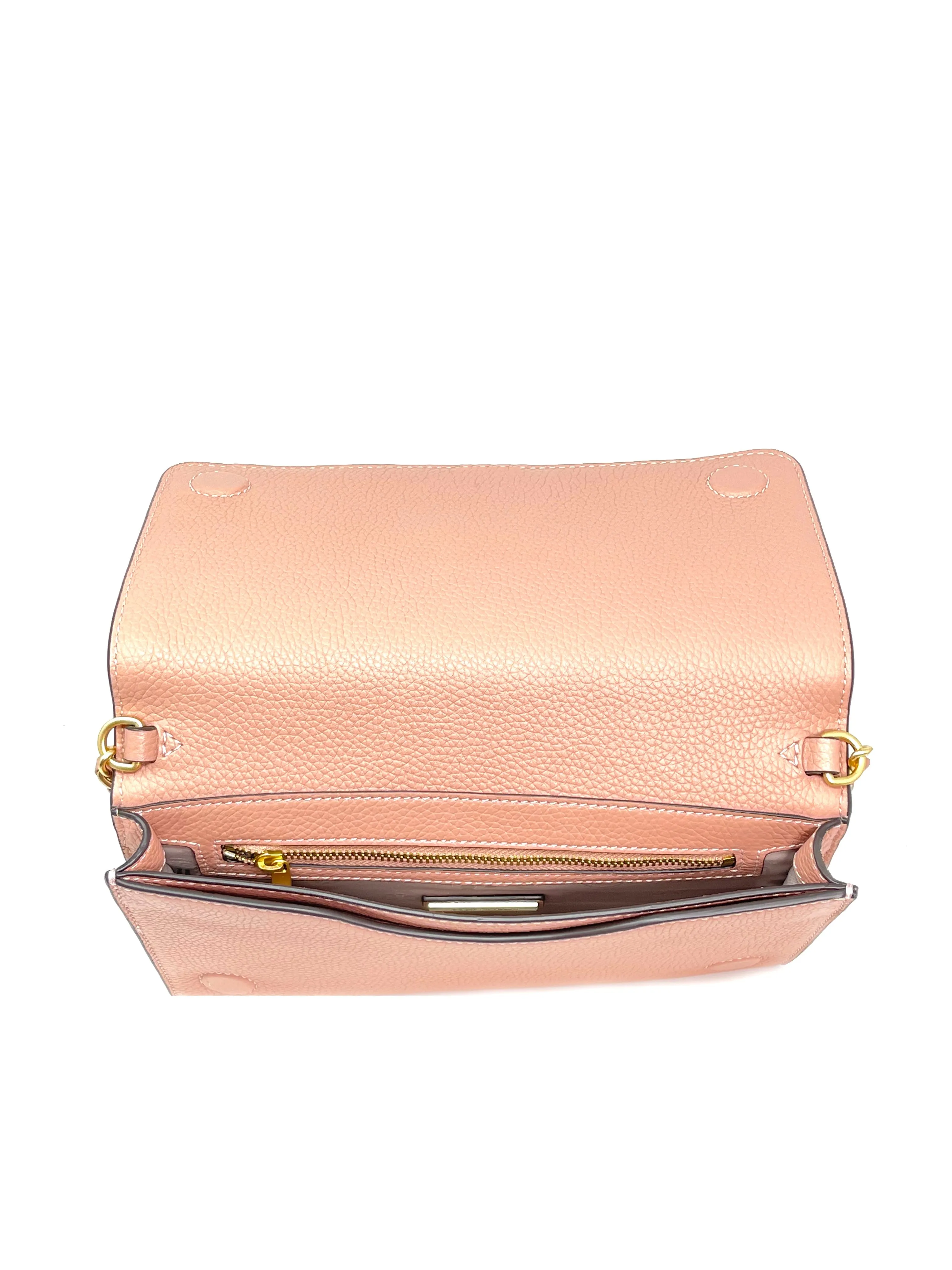 Tory Burch Pink Moon Britten Clutch