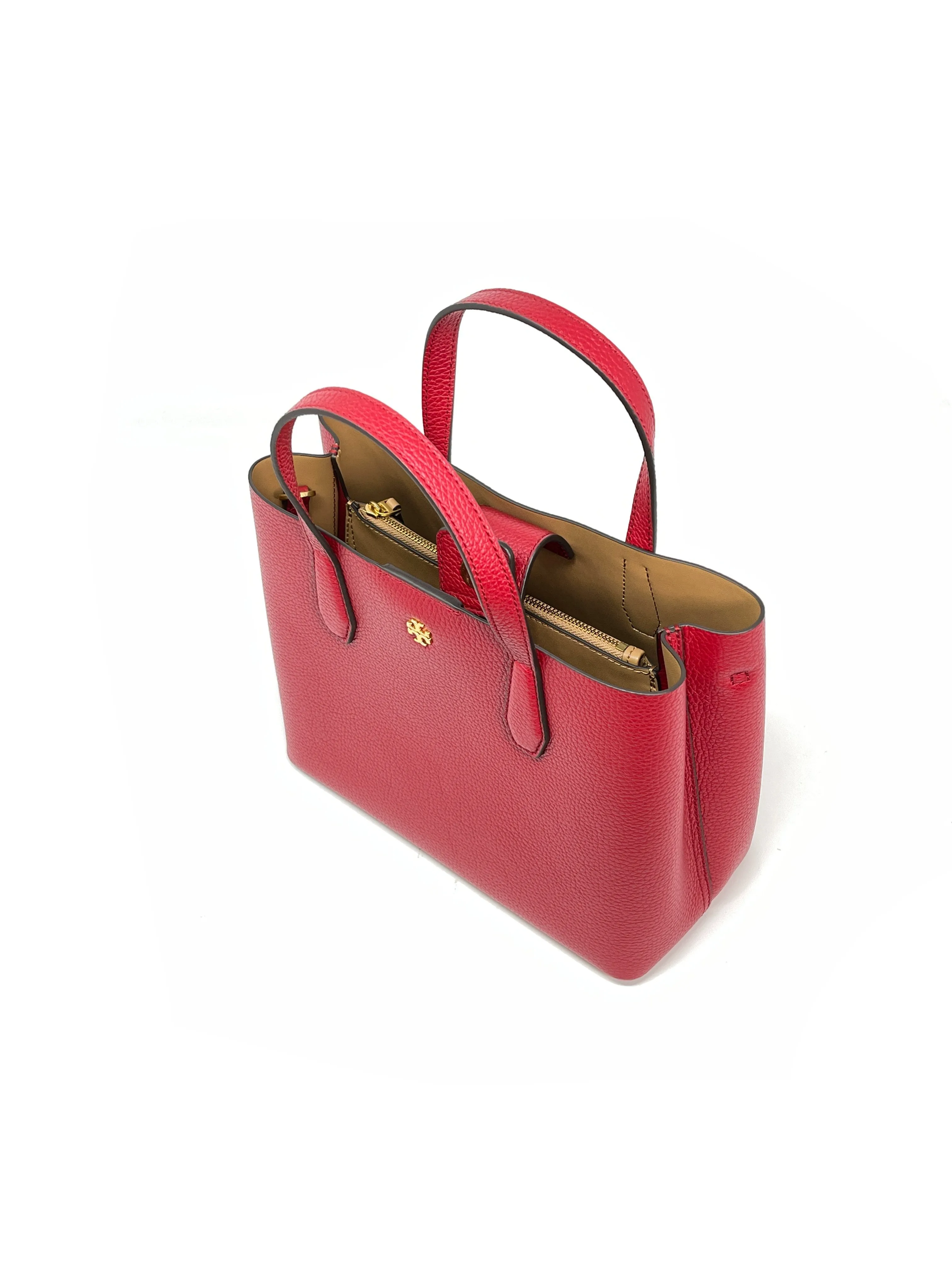 Tory Burch Tory Red / Tiramisu Blake Small Tote