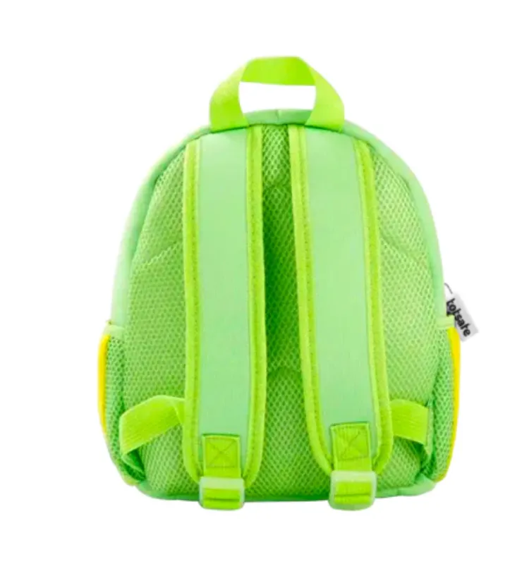 Totsafe 3D Neoprene Animal Backpack: Trion Triceratops (Green)