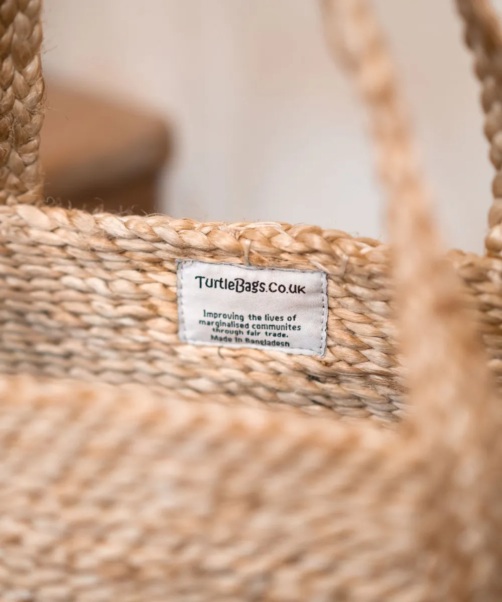 Turtle Bags Jute Basket