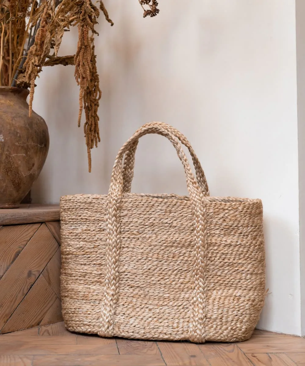 Turtle Bags Jute Basket