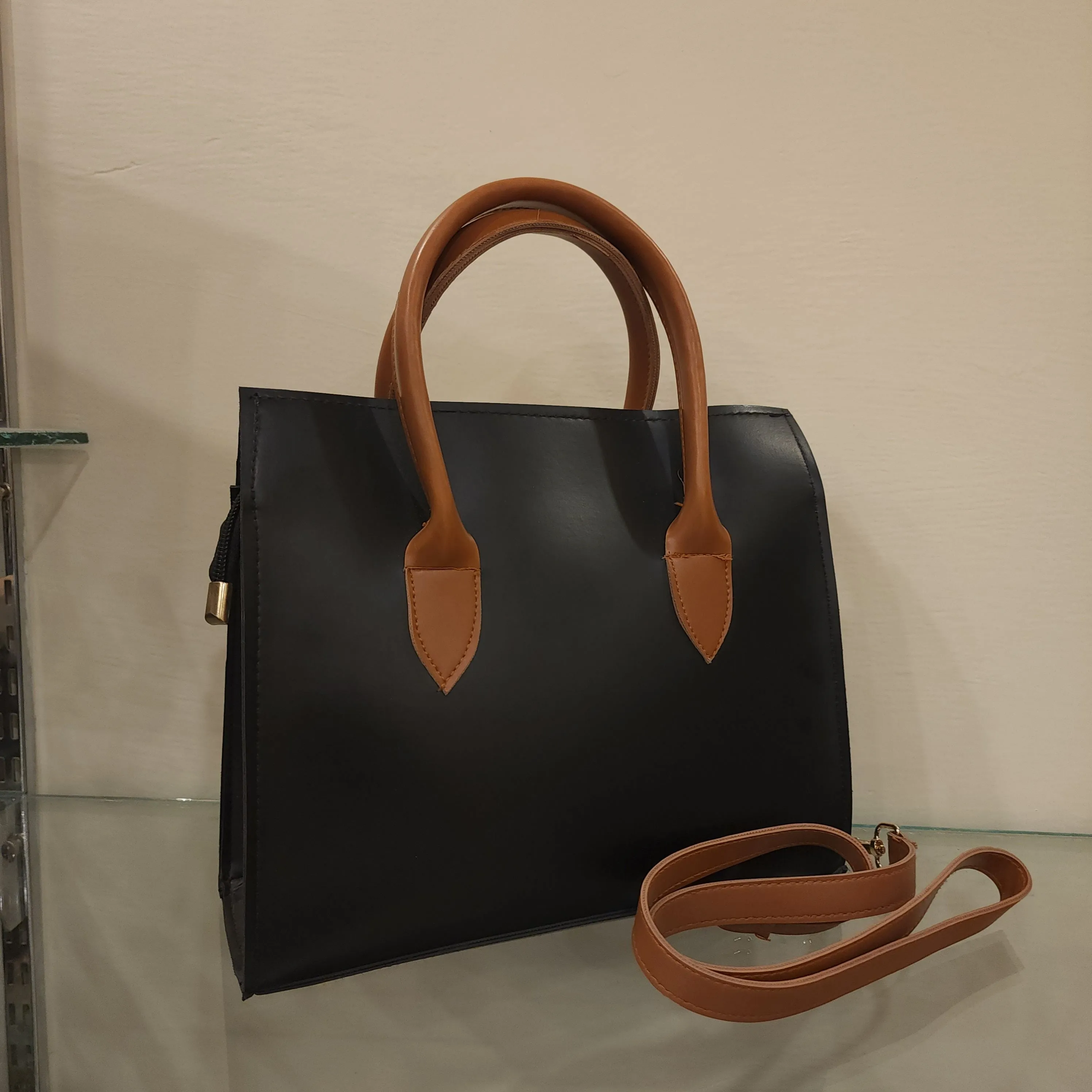 Twin Color Casual Handbags