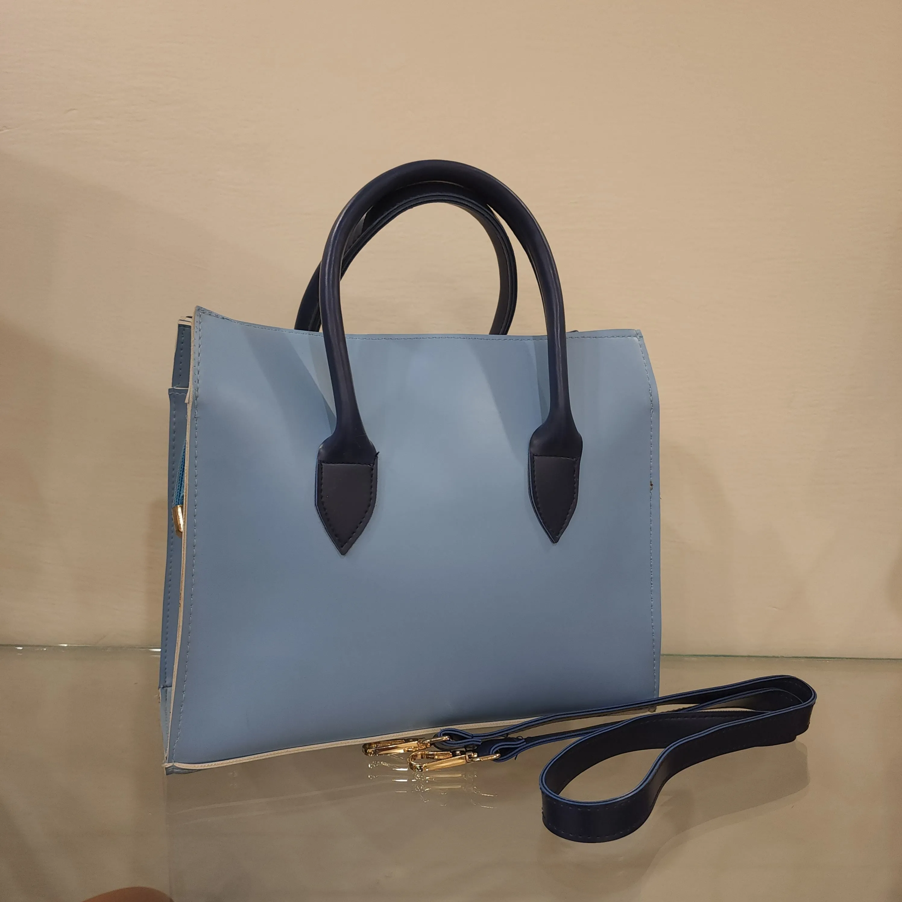 Twin Color Casual Handbags