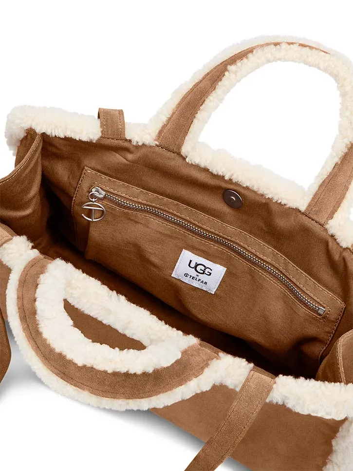 UGG x Telfar Medium Shopper, Chestnut