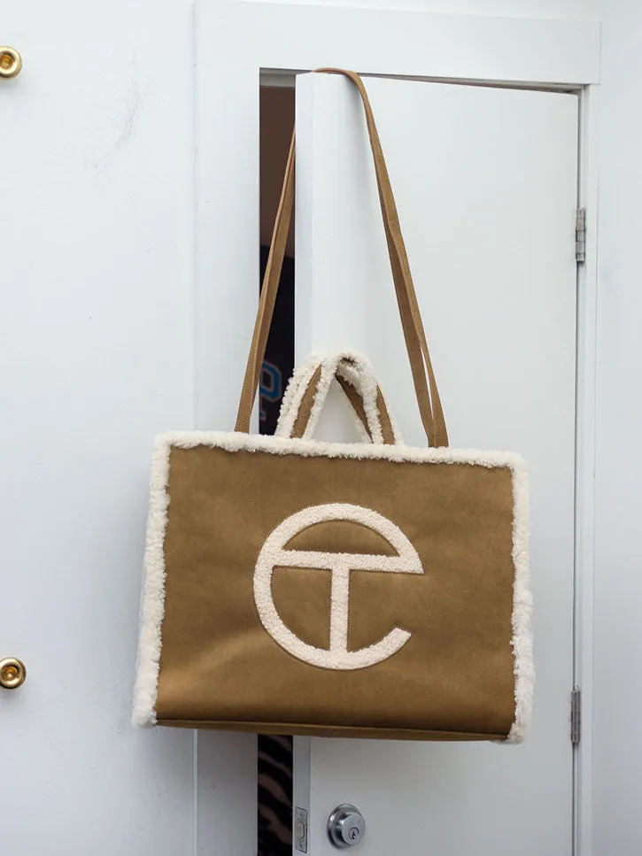 UGG x Telfar Medium Shopper, Chestnut