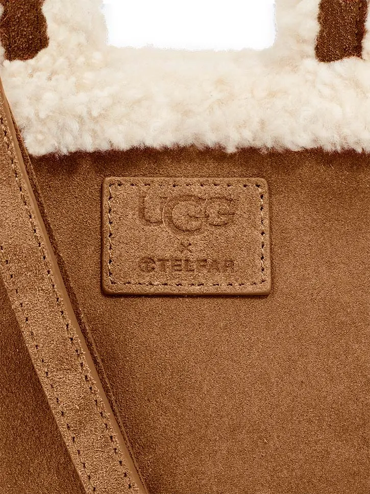 UGG x Telfar Medium Shopper, Chestnut