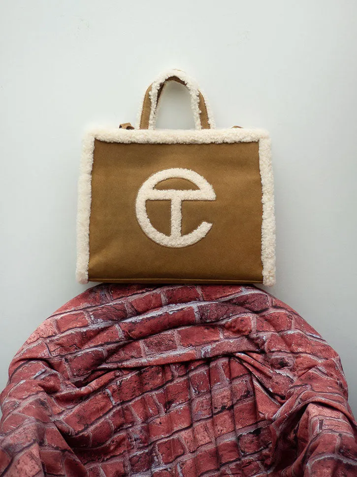 UGG x Telfar Medium Shopper, Chestnut