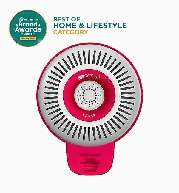 UV Care Pure Air Portable Air Purifier (Viva Magenta)