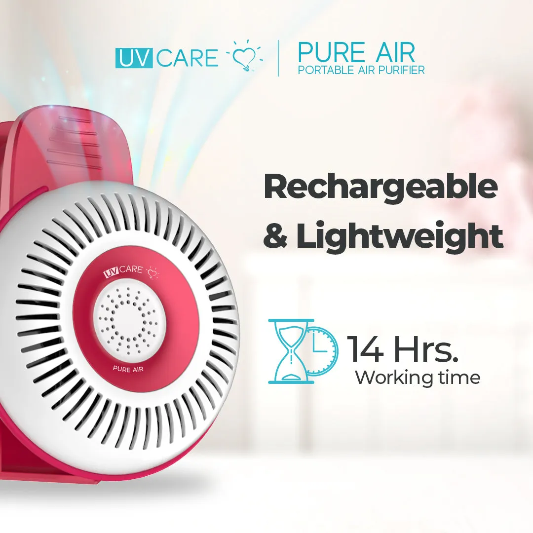 UV Care Pure Air Portable Air Purifier (Viva Magenta)