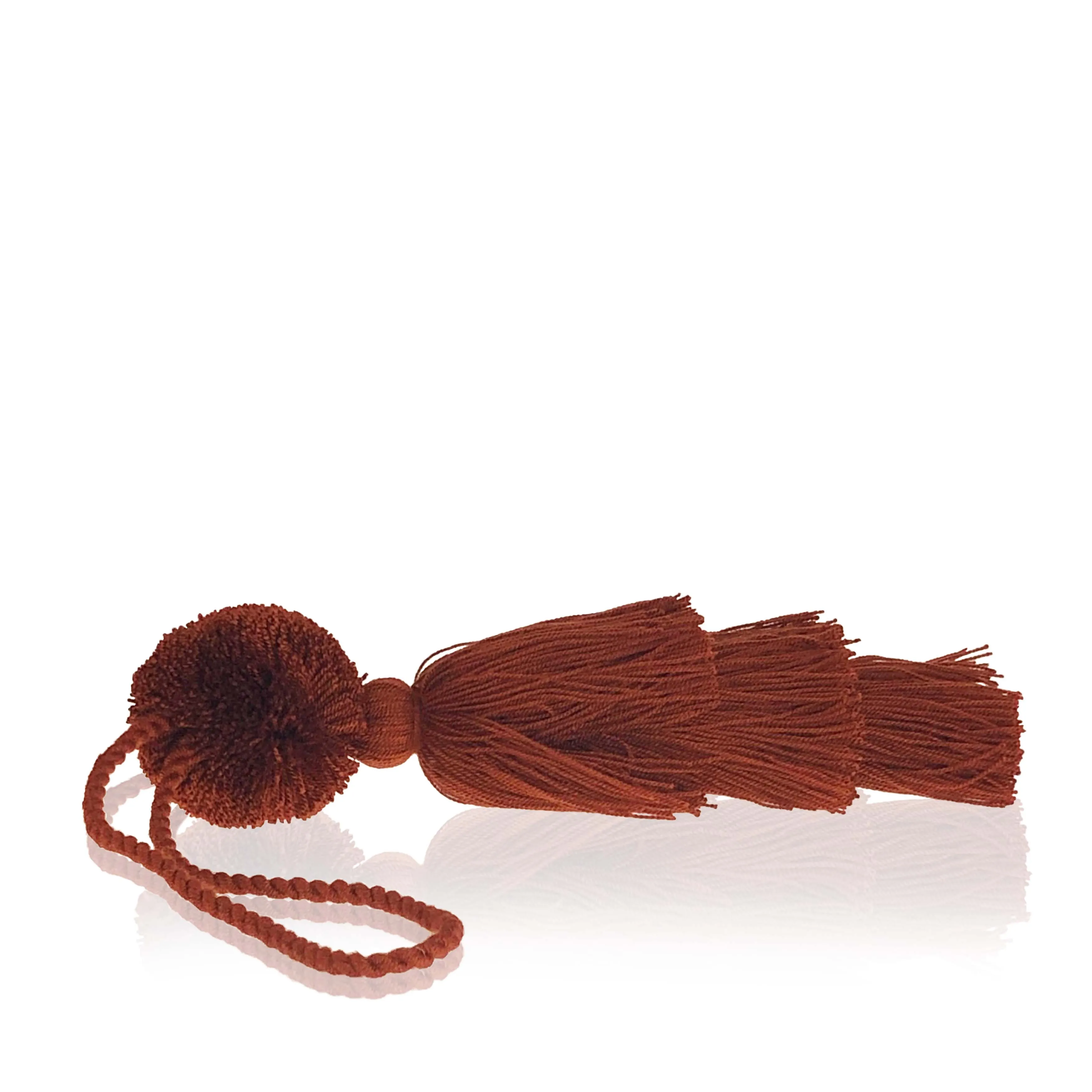 Wayuu Pom Pom Tassel- Terracotta