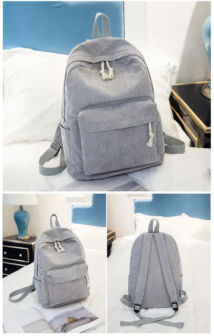 Women's Classic Corduroy Backpack