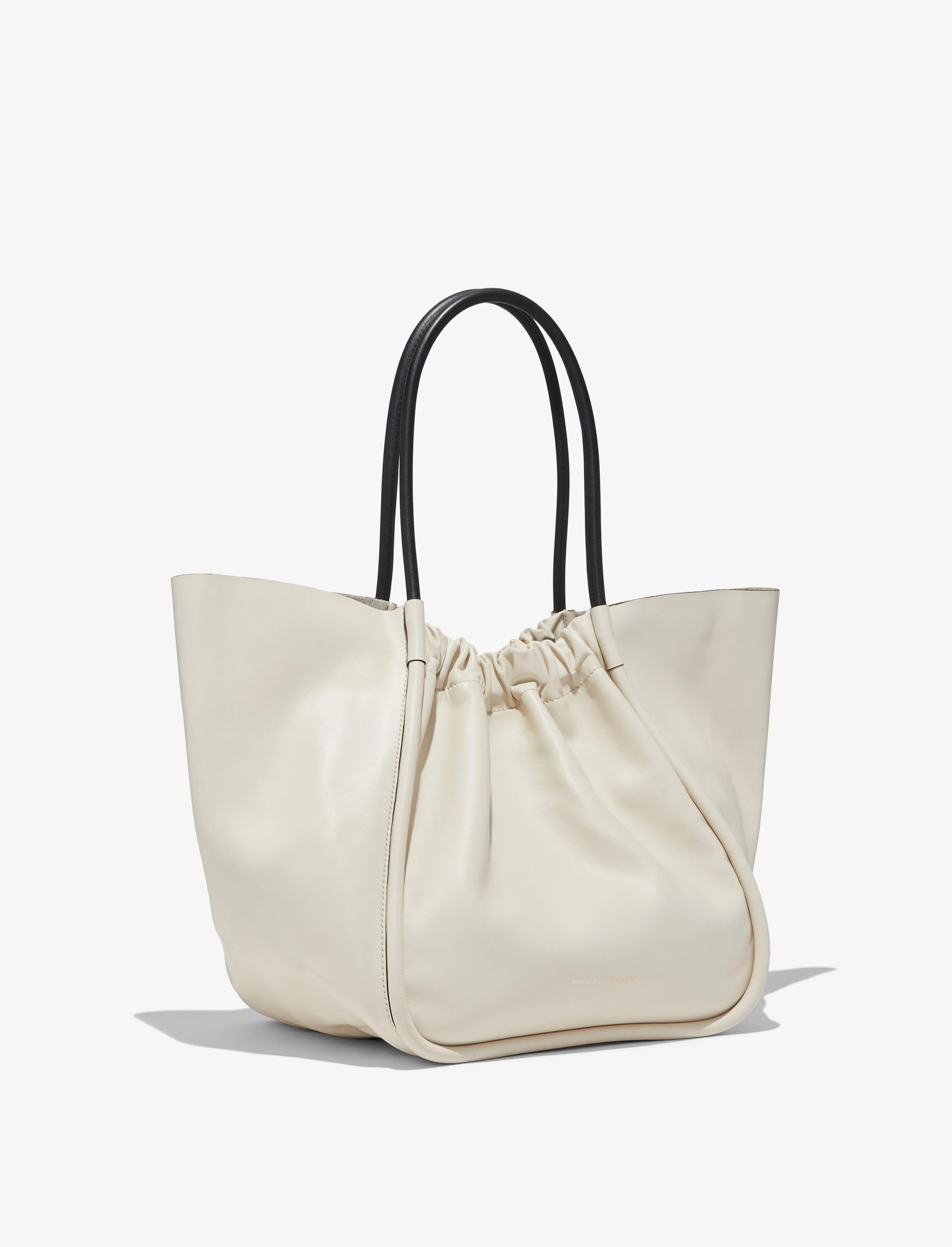 XL Ruched Tote - Smooth Calf