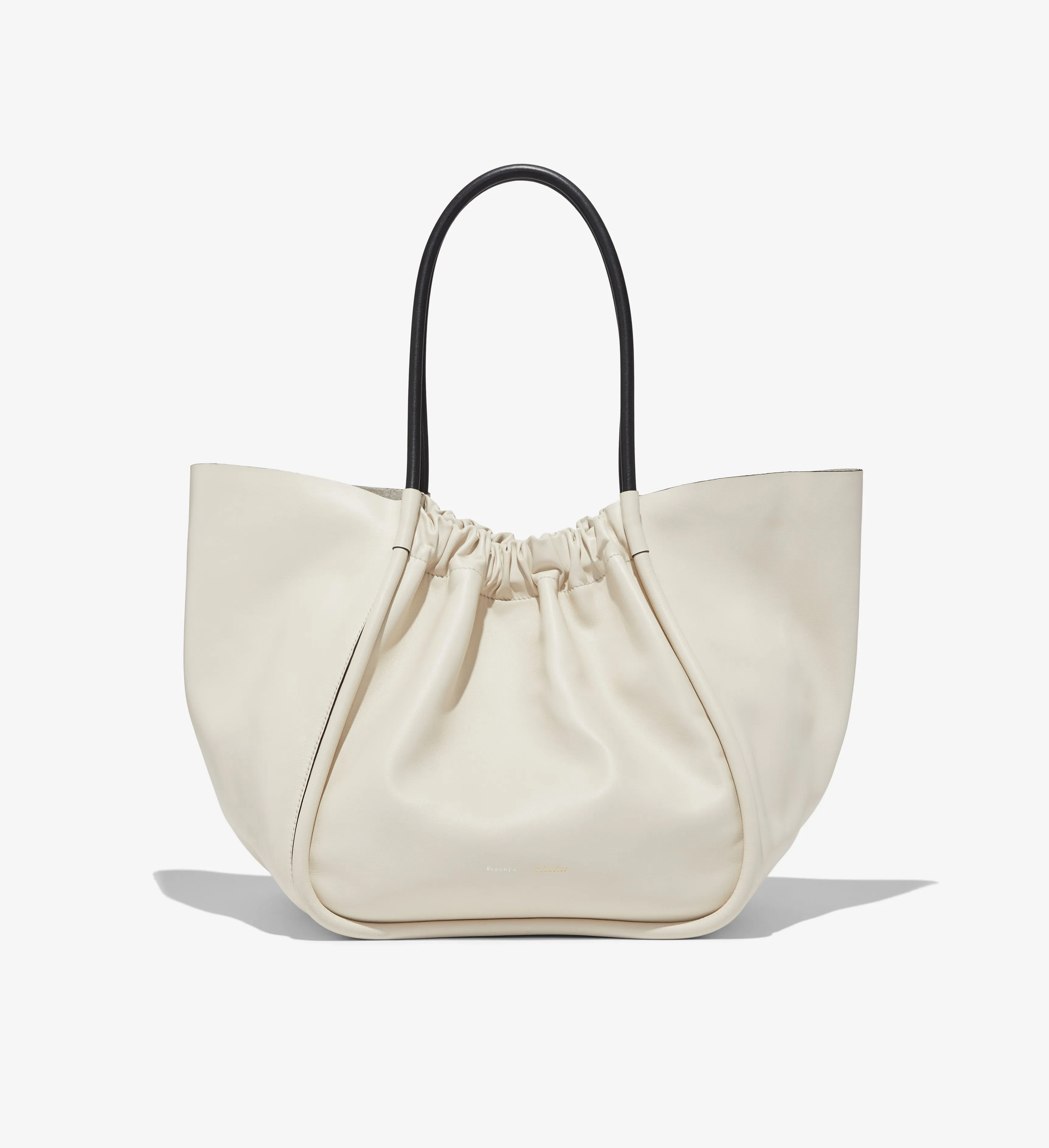 XL Ruched Tote - Smooth Calf