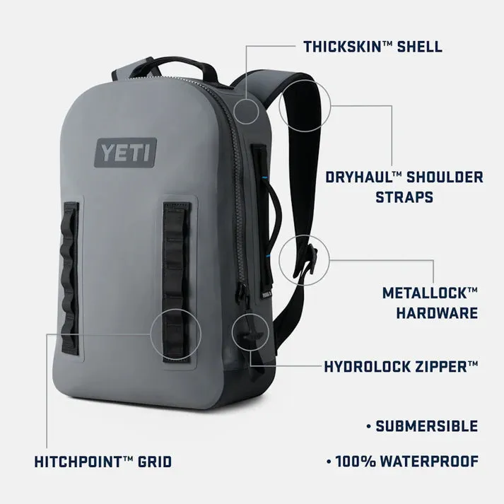 YETI Panga Submersible 28L Waterproof Backpack - Storm Grey